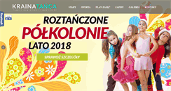 Desktop Screenshot of kraina-tanca.com